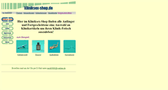 Desktop Screenshot of kliniksex-shop.de